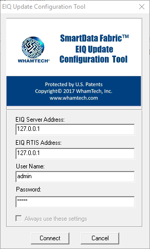 Description:





 H:\Product Management\EIQ Products\Product Documentation\Working copy of EIQ Product Suite Help\EIQ_Server_Suite\EIQ_Update_Server_ Configuration_Tool_files\image001.jpg